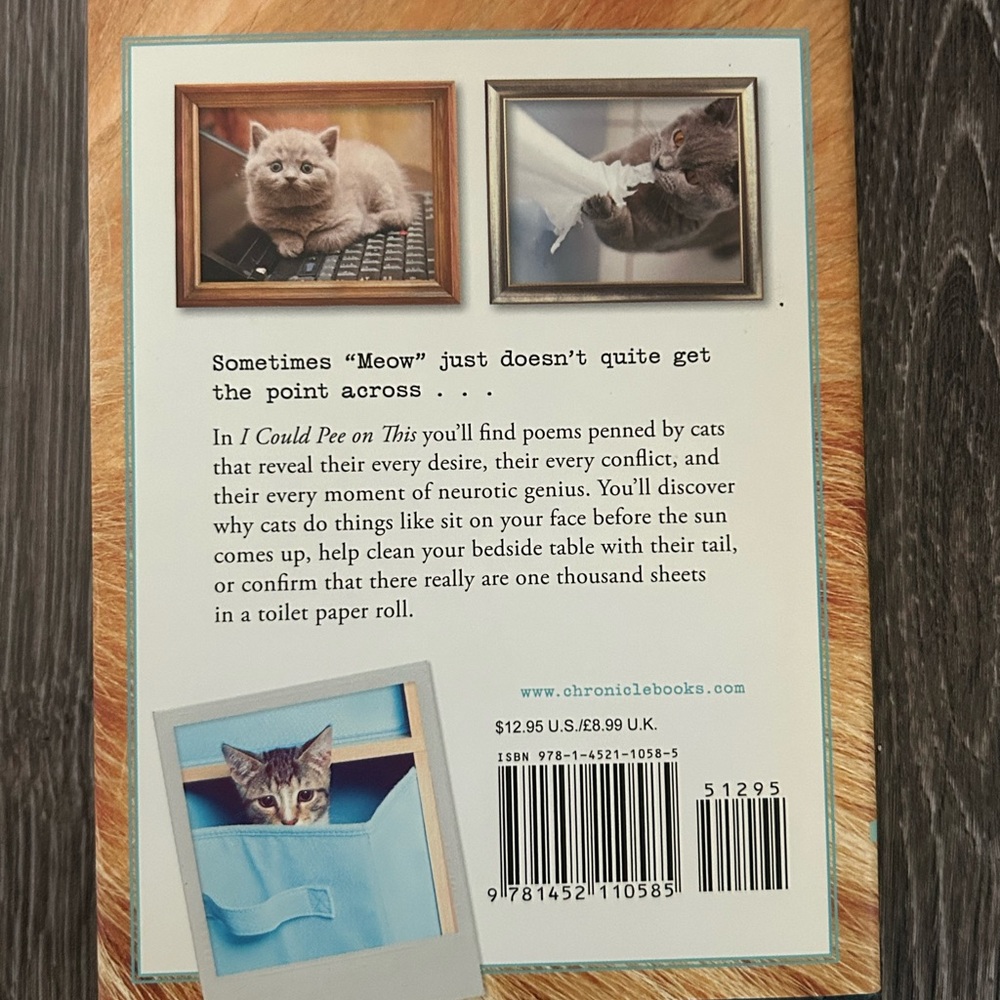 I Could Pee on This and other poems by cats book - Picture 2 of 3